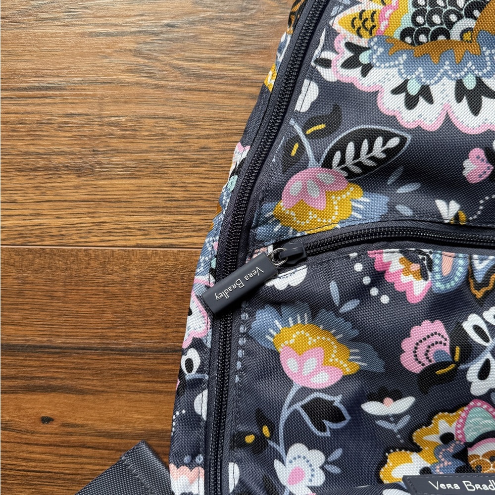 Vera Bradley Lighten Up Essential Sling Backpack Bag Charmont Meadow Pattern - Picture 2 of 9